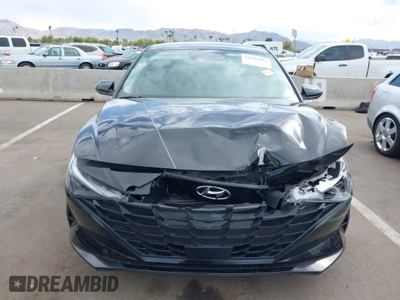 2023 Hyundai Elantra SEL with VIN KMHLS4AGXPU624963, listed as a IAAI auction lot 41947452 with 22,044 mi miles and . Bid and sale history available at DreamBid. Image 6.