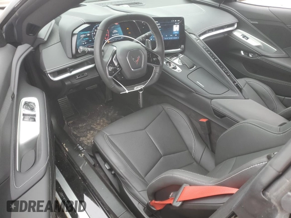 2024 Chevrolet Corvette 1LZ with VIN 1G1YD2D33R5609258, listed as a Copart auction lot 88055455 with 2,151 mi miles and Salvage Title. Bid and sale history available at DreamBid. Image 8.