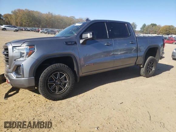 2021 GMC Sierra 1500 AT4 with VIN 3GTP9EED8MG386732, listed as a Copart auction lot 83474844 with 47,778 mi miles and Salvage Title. Bid and sale history available at carsss.com. Image 1.
