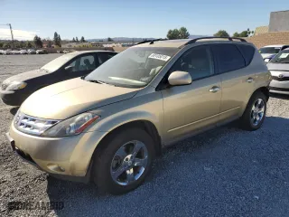 2003 Nissan Murano SL with VIN JN8AZ08W13W208803, listed as a Copart auction lot 89105015 with 113,816 mi miles and Salvage Title. Bid and sale history available at carsss.com. Image 1.