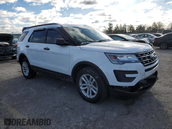 2017 Ford Explorer with VIN 1FM5K8B83HGA47281, listed as a Copart auction lot 87160874 with 197,810 mi miles and Salvage title. Bid and sale history available at DreamBid. Image 4.