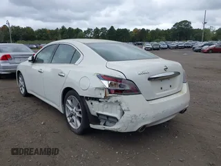 2014 Nissan Maxima S with VIN 1N4AA5AP1EC478918, listed as a IAAI auction lot 40426108 with 101,635 mi miles and . Bid and sale history available at DreamBid. Image 3.