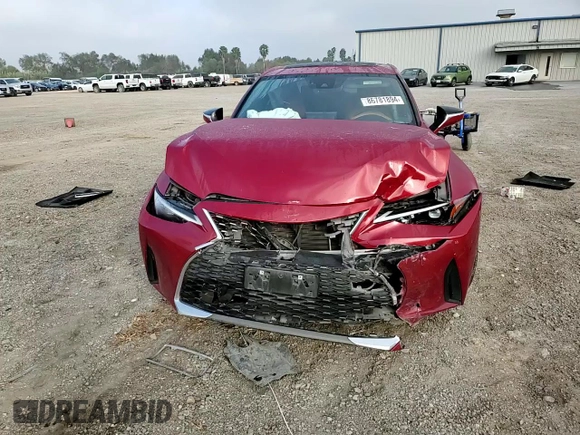 2022 Lexus IS with VIN JTHDA1D2XN5118601, listed as a Copart auction lot 86781894 with 59,375 mi miles and Salvage Title. Bid and sale history available at carsss.com. Image 11.