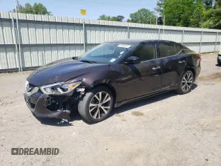 2016 Nissan Maxima Platinum with VIN 1N4AA6AP9GC393107, listed as a Copart auction lot 52380825 with 125,325 mi miles and Salvage title. Bid and sale history available at DreamBid. Image 1.