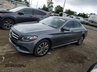 2018 Mercedes-Benz C 300 with VIN WDDWF4KB7JR350226, listed as a Copart auction lot 61733245 with 74,870 mi miles and Salvage title. Bid and sale history available at DreamBid. Image 1.