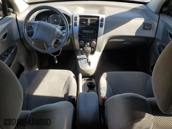 2008 Hyundai Tucson SE with VIN KM8JN12D58U853263, listed as a Copart auction lot 75324534 with 91,767 mi miles and Salvage Title. Bid and sale history available at carsss.com. Image 8.