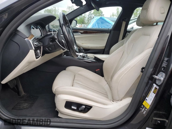 2018 BMW 5 Series 530i xDrive with VIN WBAJA7C5XJWC76816, listed as a Copart auction lot 52734405 with 77,917 mi miles and Clean Title. Bid and sale history available at carsss.com. Image 7.