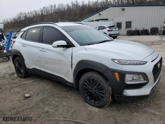 2021 Hyundai Kona SEL with VIN KM8K2CAA1MU631877, listed as a Copart auction lot 47618925 with 66,756 mi miles and Salvage Title. Bid and sale history available at carsss.com. Image 4.
