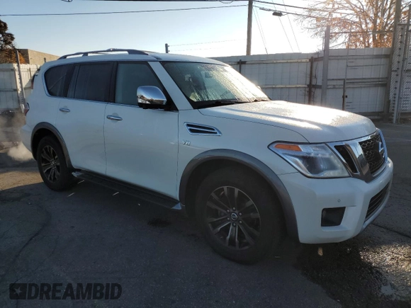 2018 Nissan Armada Platinum with VIN JN8AY2NE9J9733162, listed as a Copart auction lot 79910654 with 74,089 mi miles and Clean Title. Bid and sale history available at carsss.com. Image 4.