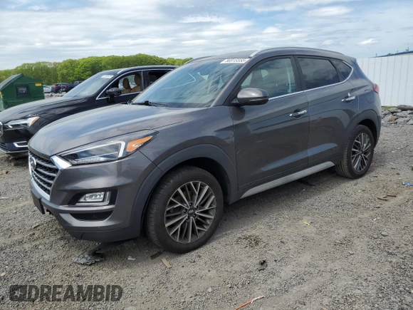 2020 Hyundai Tucson SEL with VIN KM8J3CAL6LU091225, listed as a Copart auction lot 56915555 with 66,459 mi miles and Salvage title. Bid and sale history available at DreamBid. Image 1.