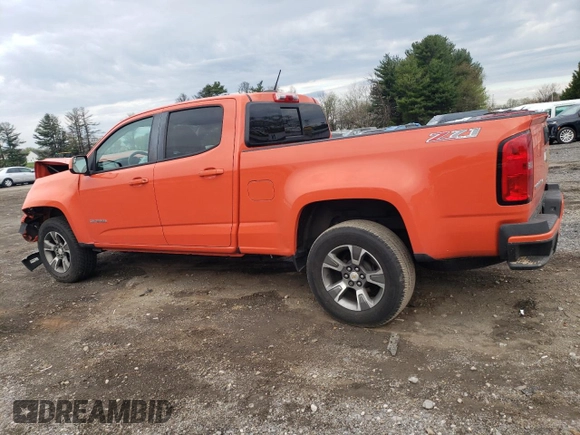 2019 Chevrolet Colorado 4WD Z71 with VIN 1GCGTDEN2K1129582, listed as a Copart auction lot 52651345 with 83,671 mi miles and Salvage Title. Bid and sale history available at carsss.com. Image 2.