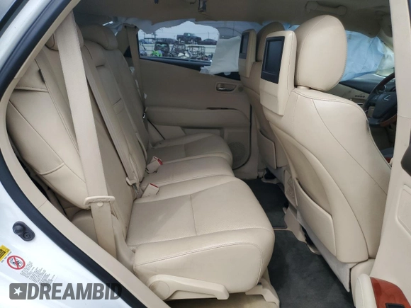 2010 Lexus RX 450h with VIN JTJBC1BA9A2404669, listed as a Copart auction lot 60705955 with 139,210 mi miles and Salvage title. Bid and sale history available at DreamBid. Image 11.