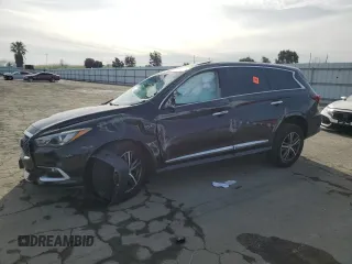 2016 Infiniti QX60 with VIN 5N1AL0MN2GC518424, listed as a Copart auction lot 49835165 with 185,920 mi miles and Salvage Title. Bid and sale history available at carsss.com. Image 1.