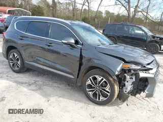 2020 Hyundai Santa Fe Limited with VIN 5NMS53AA2LH301974, listed as a IAAI auction lot 41614588 with 104,621 mi miles. Bid and sale history available at carsss.com. Image 1.