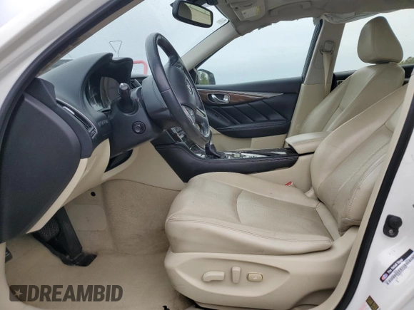 2015 Infiniti Q50 Premium with VIN JN1BV7AR1FM392815, listed as a Copart auction lot 58065645 with 89,233 mi miles and Salvage title. Bid and sale history available at DreamBid. Image 7.