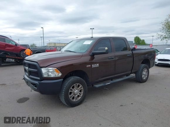 2015 Ram 2500 Tradesman with VIN 3C6TR5CT2FG500792, listed as a IAAI auction lot 42108585 with 113,216 mi miles. Bid and sale history available at carsss.com. Image 2.