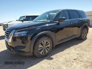 2023 Nissan Pathfinder S with VIN 5N1DR3AC1PC230734, listed as a Copart auction lot 56006835 with 37,238 mi miles and Salvage title. Bid and sale history available at DreamBid. Image 1.