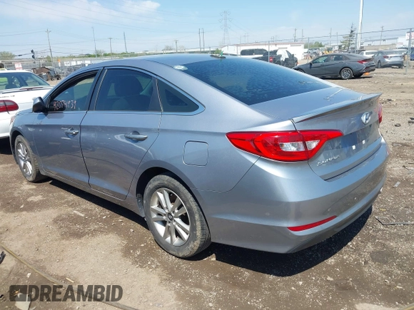 2016 Hyundai Sonata SE with VIN 5NPE24AF9GH325351, listed as a IAAI auction lot 42074939 with 160,663 mi miles and . Bid and sale history available at carsss.com. Image 3.