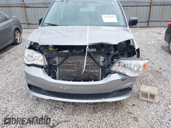 2016 Dodge Grand Caravan SE with VIN 2C4RDGBG0GR171622, listed as a IAAI auction lot 42020600 with 126,306 mi miles and . Bid and sale history available at DreamBid. Image 6.