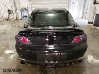 2005 Mazda RX-8 with VIN JM1FE173750144105, listed as a Copart auction lot 83917654 with 69,100 mi miles and Salvage Title. Bid and sale history available at carsss.com. Image 6.