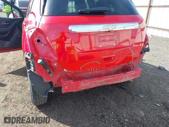 2016 Chevrolet Trax LTZ with VIN KL7CJRSBXGB572279, listed as a IAAI auction lot 41866351 with 97,363 mi miles. Bid and sale history available at carsss.com. Image 6.
