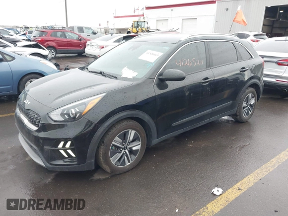 2022 Kia Niro LXS with VIN KNDCB3LC8N5549678, listed as a IAAI auction lot 41528469 with 46,989 mi miles. Bid and sale history available at carsss.com. Image 17.