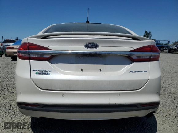 2017 Ford Fusion Titanium with VIN 3FA6P0SU6HR414181, listed as a Copart auction lot 59240095 with 57,224 mi miles and Salvage title. Bid and sale history available at DreamBid. Image 6.