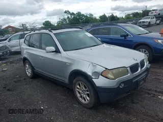 2004 BMW X3 2.5i with VIN WBXPA73494WC42779, listed as a IAAI auction lot 42233818 with 257,932 mi miles and . Bid and sale history available at DreamBid. Image 1.