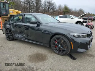 2025 BMW 3 Series M340i xDrive with VIN 3MW69FT01S8F00060, listed as a Copart auction lot 84993644 with Not Provided miles and Salvage Title. Bid and sale history available at carsss.com. Image 4.