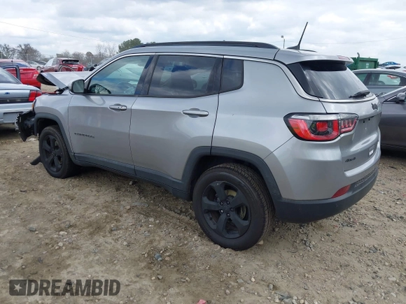 2017 Jeep Compass Latitude with VIN 3C4NJDBB2HT624891, listed as a IAAI auction lot 41538443 with 95,750 mi miles. Bid and sale history available at carsss.com. Image 3.