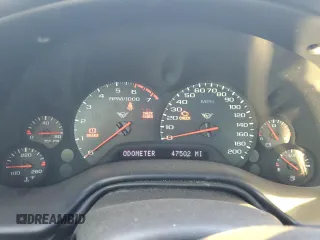 2002 Chevrolet Corvette with VIN 1G1YY22G725105103, listed as a Copart auction lot 78628364 with 47,502 mi miles and Salvage Title. Bid and sale history available at carsss.com. Image 9.