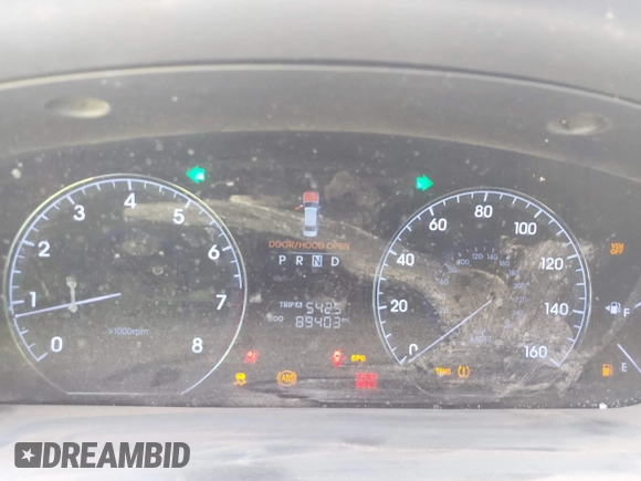 2013 Hyundai Equus Signature with VIN KMHGH4JH0DU059580, listed as a IAAI auction lot 41993494 with 89,403 mi miles and . Bid and sale history available at DreamBid. Image 7.