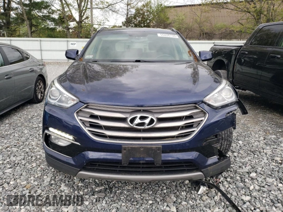 2017 Hyundai Santa Fe 2.4L z VIN 5XYZUDLB5HG483135, wystawiony jako Copart lot #55426735 z przebiegiem 93 470 mil mil oraz Szkoda całkowita • Salvage title. Historia ofert i sprzedaży dostępna na DreamBid. Obrazek 5.