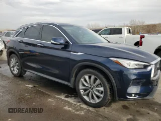 2021 Infiniti QX50 Essential z VIN 3PCAJ5CB0MF118732, wystawiony jako Copart lot #43972565 z przebiegiem 29 402 mil mil oraz Szkoda całkowita • Salvage title. Historia ofert i sprzedaży dostępna na DreamBid. Obrazek 4.