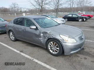 2008 Infiniti G35 x with VIN JNKBV61F18M253279, listed as a IAAI auction lot 41737288 with 219,260 mi miles. Bid and sale history available at carsss.com. Image 6.