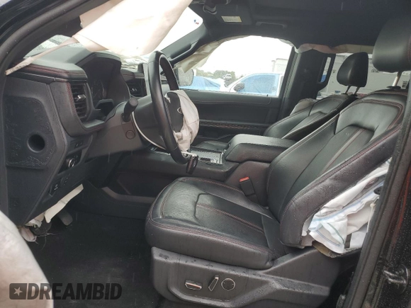 2024 Ford Expedition Max Limited с VIN 1FMJK1K81REA06571, выставлен на аукционе Copart как лот 52141975 с пробегом 50 564 миль миль и Списание • Salvage title. История ставок и продаж доступна на DreamBid. Изображение 7.