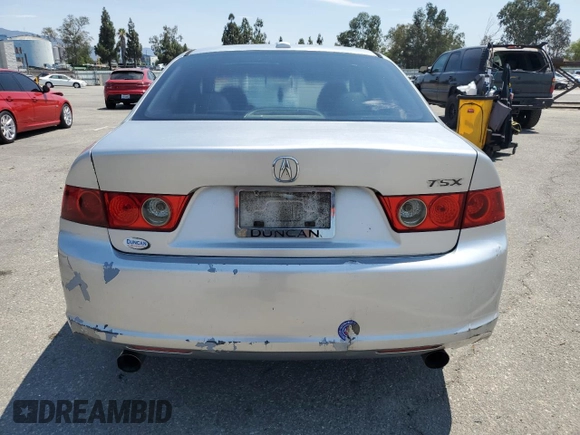 2006 Acura TSX with VIN JH4CL96866C021639, listed as a Copart auction lot 65095115 with 226,384 mi miles and Salvage title. Bid and sale history available at DreamBid. Image 6.