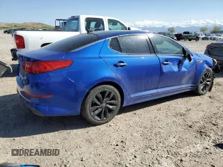 2015 Kia Optima SX Turbo with VIN 5XXGR4A62FG387687, listed as a Copart auction lot 53827035 with Not provided miles and Salvage title. Bid and sale history available at DreamBid. Image 3.