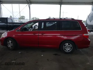 2005 Honda Odyssey EX with VIN 5FNRL38485B411954, listed as a IAAI auction lot 42039034 with 220,966 mi miles. Bid and sale history available at carsss.com. Image 14.