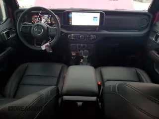 2024 Jeep Wrangler Rubicon with VIN 1C4PJXFG9RW346079, listed as a Copart auction lot 44136565 with 2,447 mi miles and Salvage Title. Bid and sale history available at DreamBid. Image 8.