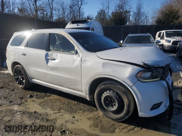 2020 Dodge Durango GT Plus with VIN 1C4RDHDG3LC296510, listed as a Copart auction lot 88560335 with 119,279 mi miles and Salvage Title. Bid and sale history available at carsss.com. Image 4.
