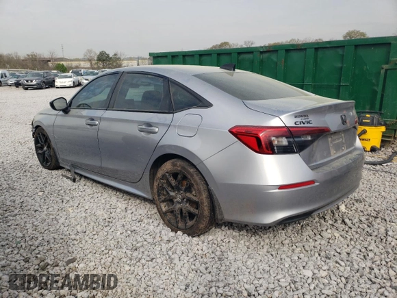 2022 Honda Civic Sedan Sport with VIN 2HGFE2F53NH512267, listed as a Copart auction lot 51005295 with 95,738 mi miles and Salvage Title. Bid and sale history available at carsss.com. Image 2.