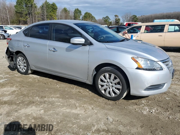 2015 Nissan Sentra SL with VIN 3N1AB7AP1FY217609, listed as a Copart auction lot 47180465 with 99,706 mi miles and Salvage Title. Bid and sale history available at DreamBid. Image 4.
