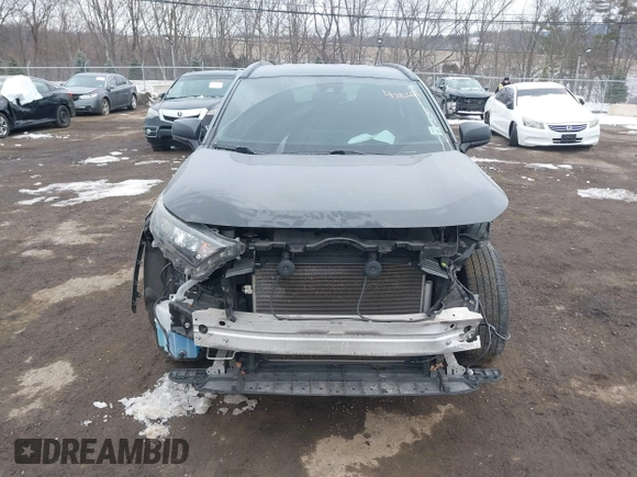 2019 Toyota RAV4 LE with VIN JTMF1RFV7KJ005465, listed as a IAAI auction lot 41559270 with 111,918 mi miles. Bid and sale history available at carsss.com. Image 12.