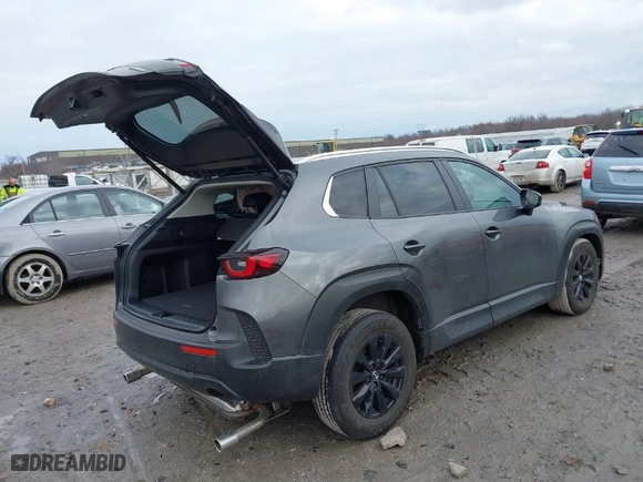 2025 Mazda CX-50 2.5 S Preferred Package with VIN 7MMVABBM3SN312317, listed as a IAAI auction lot 41141942 with 3,933 mi miles. Bid and sale history available at carsss.com. Image 4.