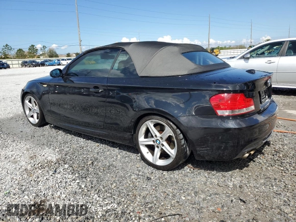 2008 BMW 1 Series 135i with VIN WBAUN93548VF54798, listed as a Copart auction lot 47209055 with 144,328 mi miles and Salvage title. Bid and sale history available at DreamBid. Image 2.