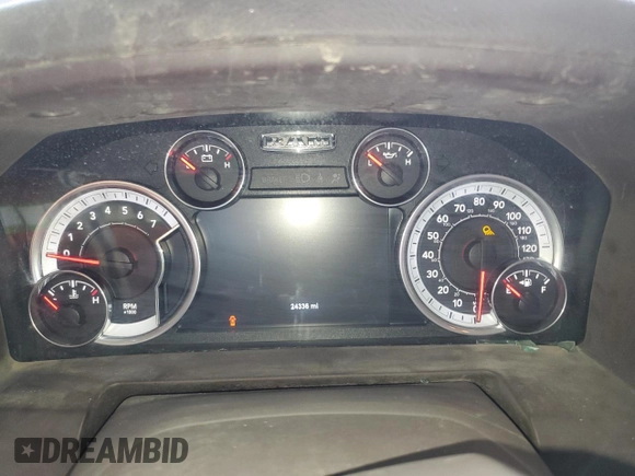 2018 Ram 1500 Big Horn with VIN 1C6RR7LG8JS104473, listed as a Copart auction lot 51190665 with 24,336 mi miles and Clean title. Bid and sale history available at DreamBid. Image 9.