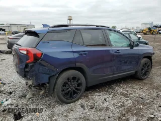 2022 GMC Terrain SLE with VIN 3GKALMEV1NL203016, listed as a Copart auction lot 57675265 with 57,471 mi miles and Salvage title. Bid and sale history available at DreamBid. Image 3.