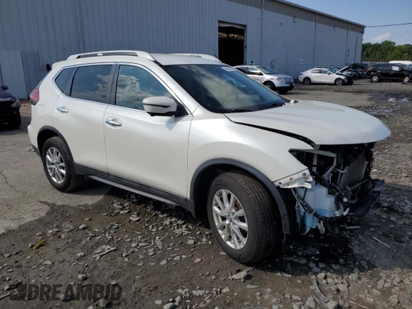 2017 Nissan Rogue SL with VIN 5N1AT2MV8HC885017, listed as a Copart auction lot 59888725 with Not provided miles and Salvage title. Bid and sale history available at DreamBid. Image 4.