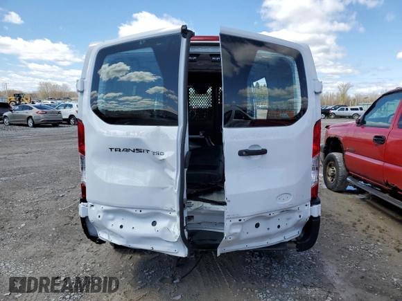 2023 Ford Transit Cargo with VIN 1FTBR1Y84PKA51644, listed as a Copart auction lot 54068155 with 12,978 mi miles and Clean Title. Bid and sale history available at DreamBid. Image 6.
